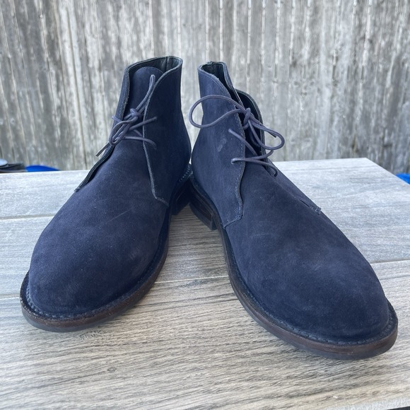 Thursday Boot Company Everyday Men 11.5 Scout Blue Suede Chukka Ankle Boots Lace main image 13